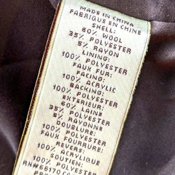 Anthro Elevenses Wanigan Plaid Pea Coat 6 - Picture 4 of 10